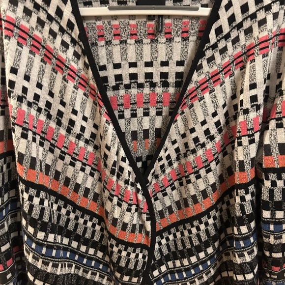 NIC+ZOE Women's Checkered Open Front Blazer - Picture 2 of 5